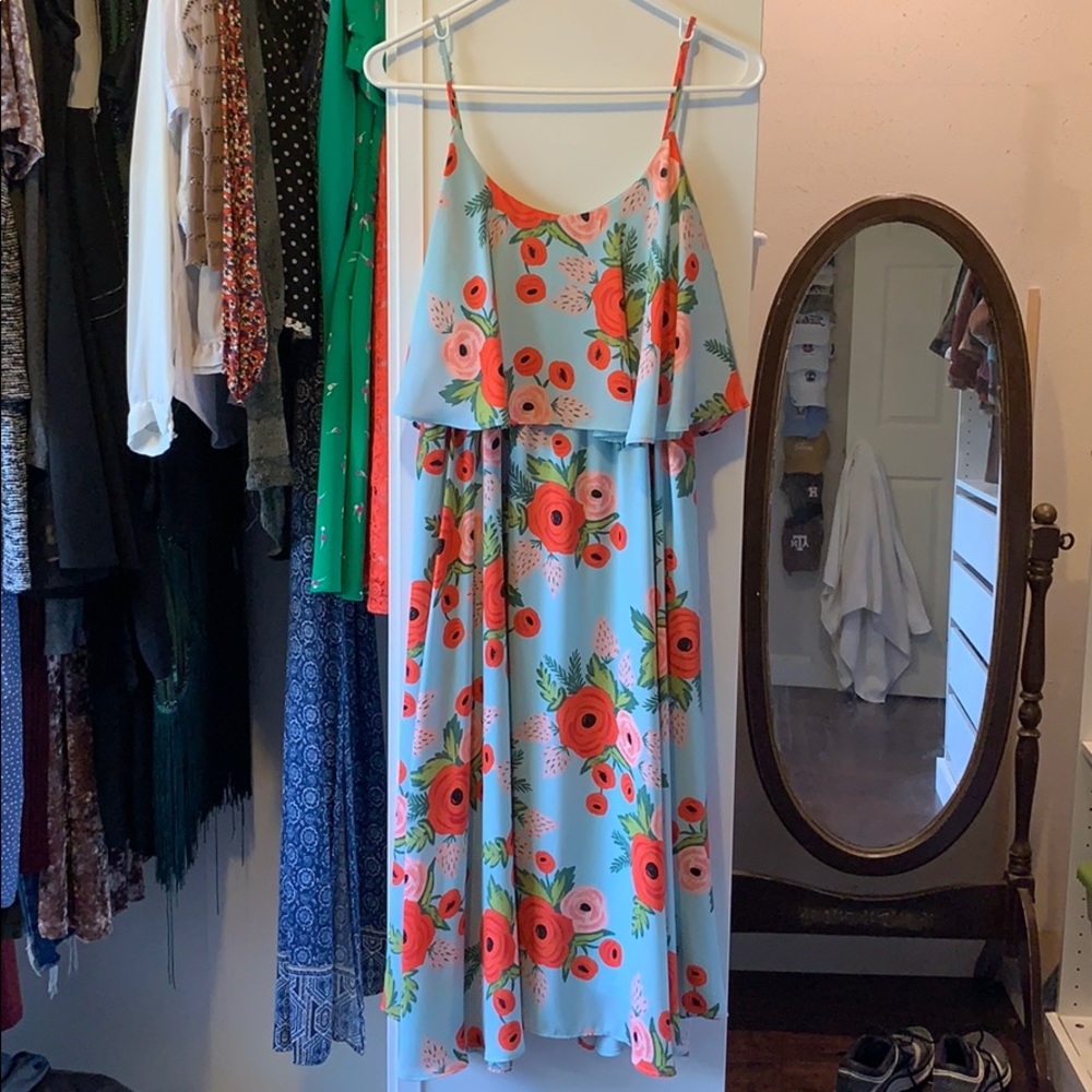 Anthropologie midi dress